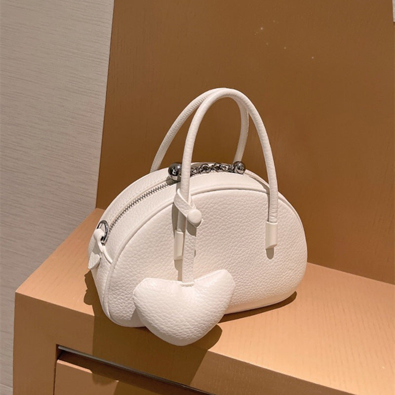 Handbag For WomenLuxury Desinger Heart Crossbody Bag Solid Concise Ladies Femlae Bag