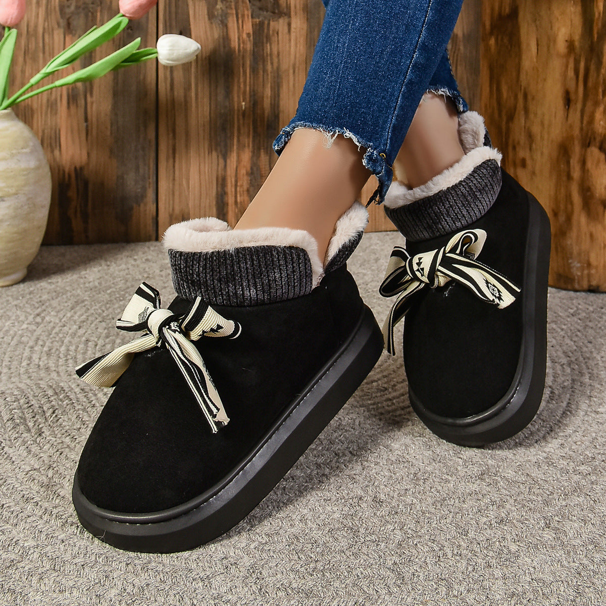 Cotton Shoes Women's Outer Fashionable Warm