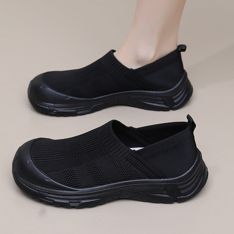 Women's One Pedal Shoes Lazy Soft Bottom Not Tired Feet Breathable Shoes