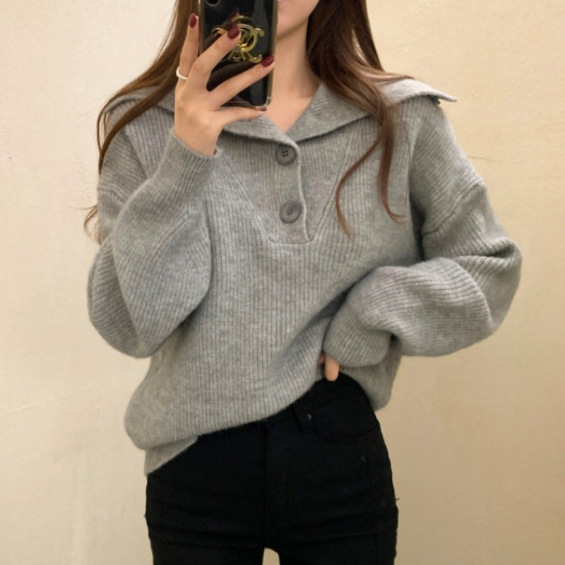 Salt Girls' Store Revers-knap Trøjer Top