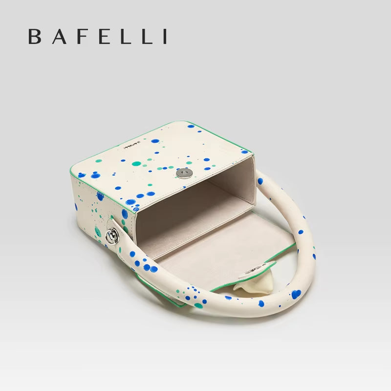 2024 Women's Boxy Genuine Leather Handbag - Original Designer Luxury Cat Shoulder Fashion Bag