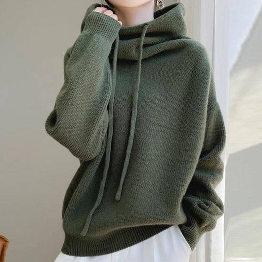 Dame Sweater Tyk Dovne Stil Alsidig Langærmet Efterår Vinter Varm Hverdag Sweater Til Kvinder