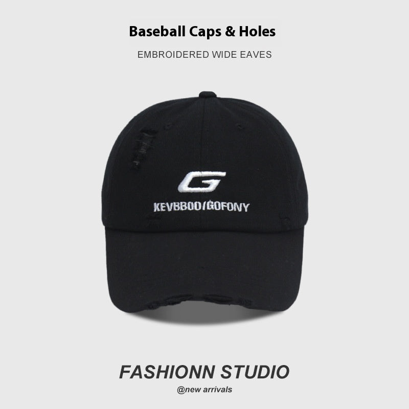 Minimalist Versatile Casual Fashion Personality Alphabet Peaked Cap