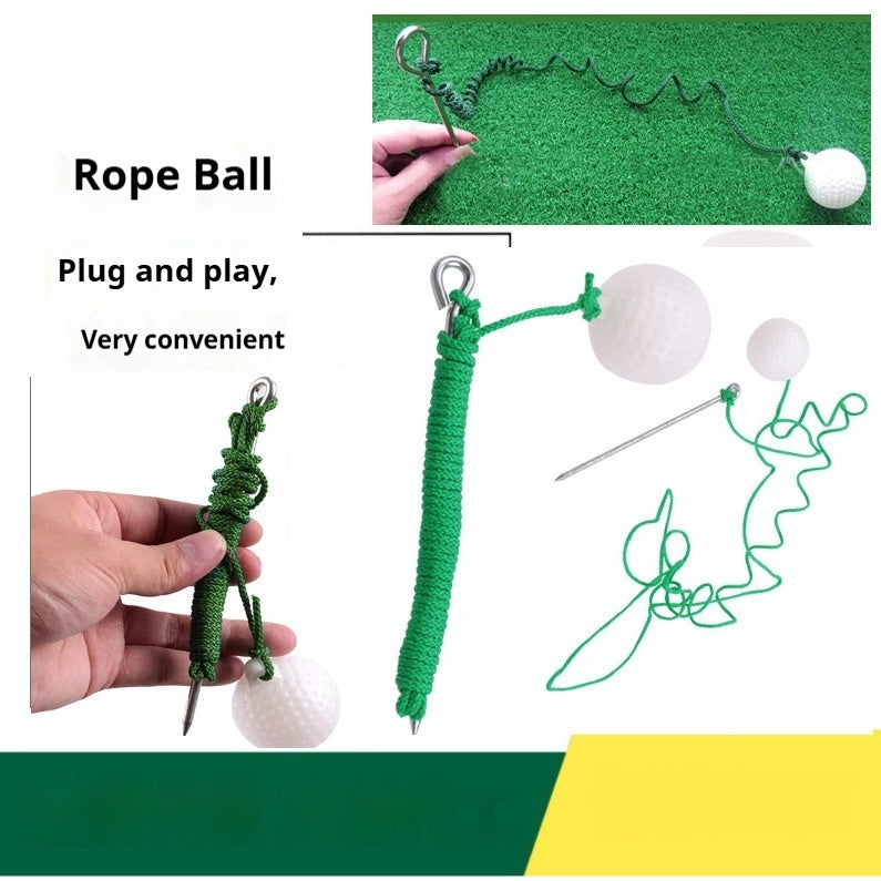 Golf Swing Practice Rope Portable Hanging Ball
