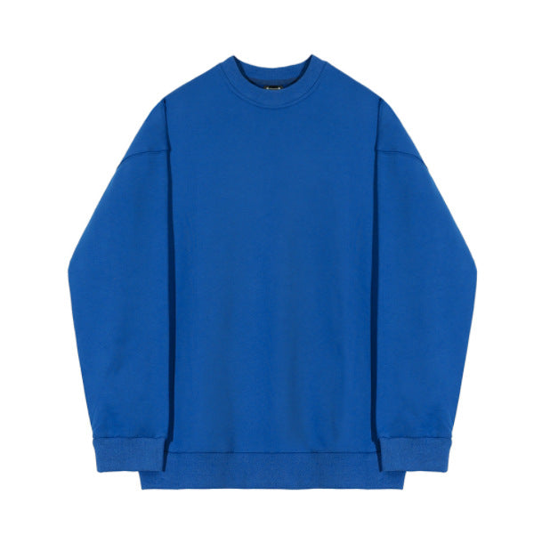 Men's Loose Casual Hooded Solid Color Pullover