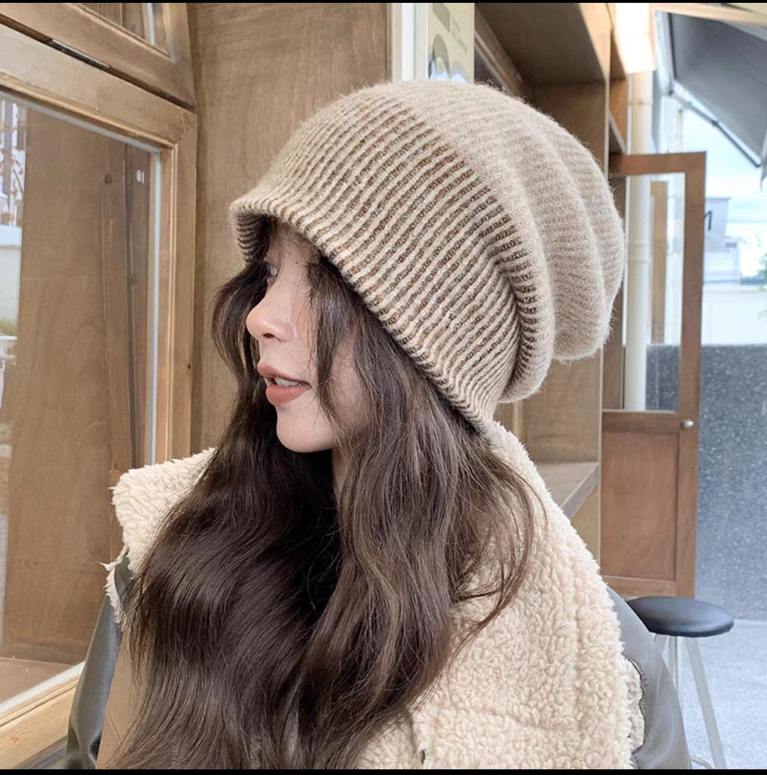 Color Knitted Hat Children Keep Warm In Autumn And Winter