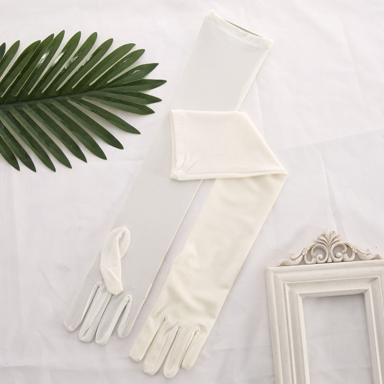50cm Over Elbow Performance Matte Stretch Gloves