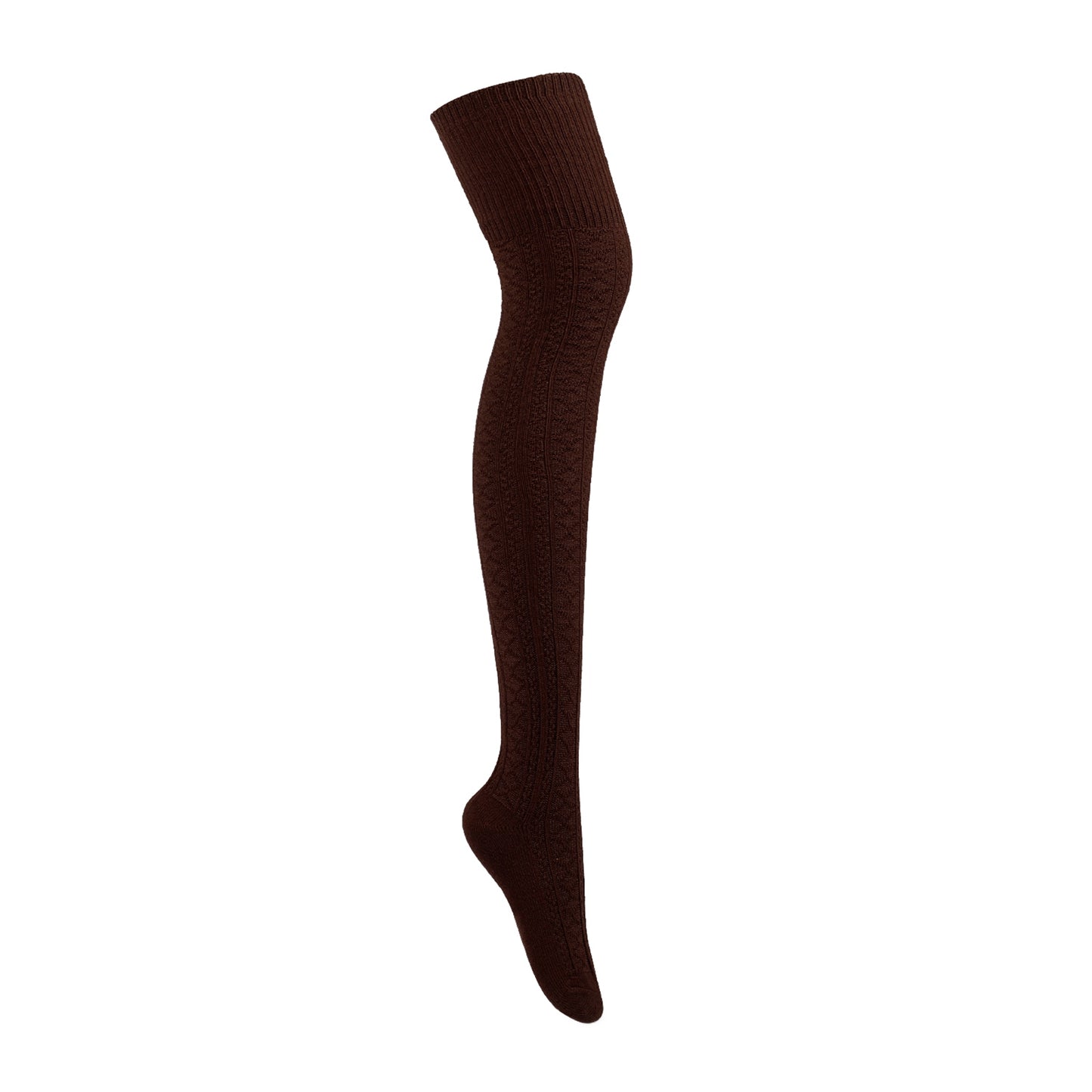 Fall Winter Japanese Long Twist Stockings Cotton Retro Student Thigh Socks