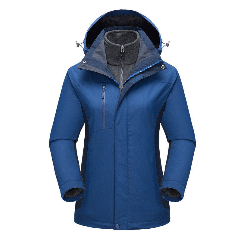 Detachable Windbreaker Warm Jacket Work Clothes Printing