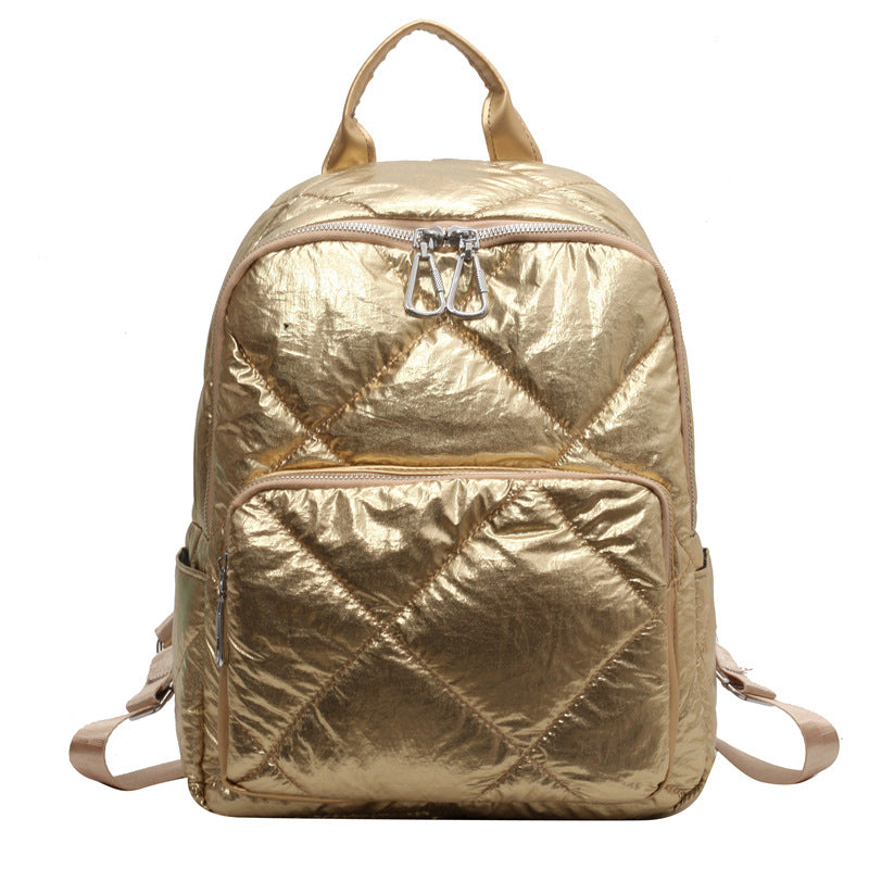 Embroidery Thread Backpack Girls Shopping Korean Simple All-match Cotton