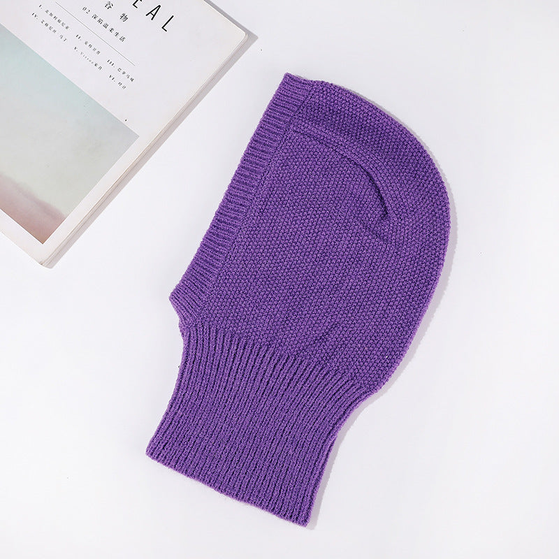 Lovers' Hat Scarf Integrated Windproof Pullover