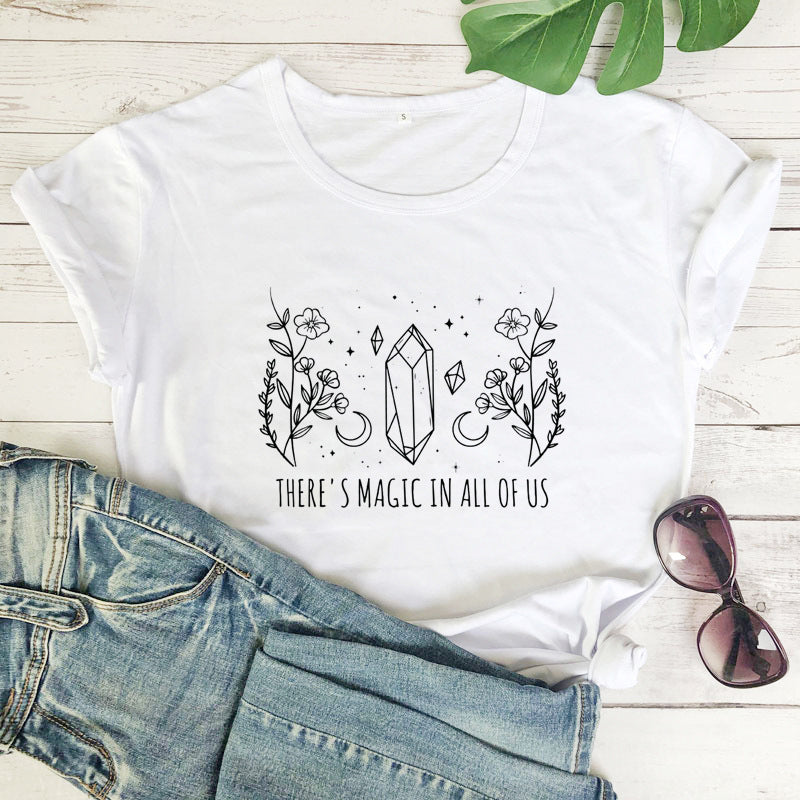 THERE'S MAGIC IN ALL OF US New Women's Short-sleeved T-shirt