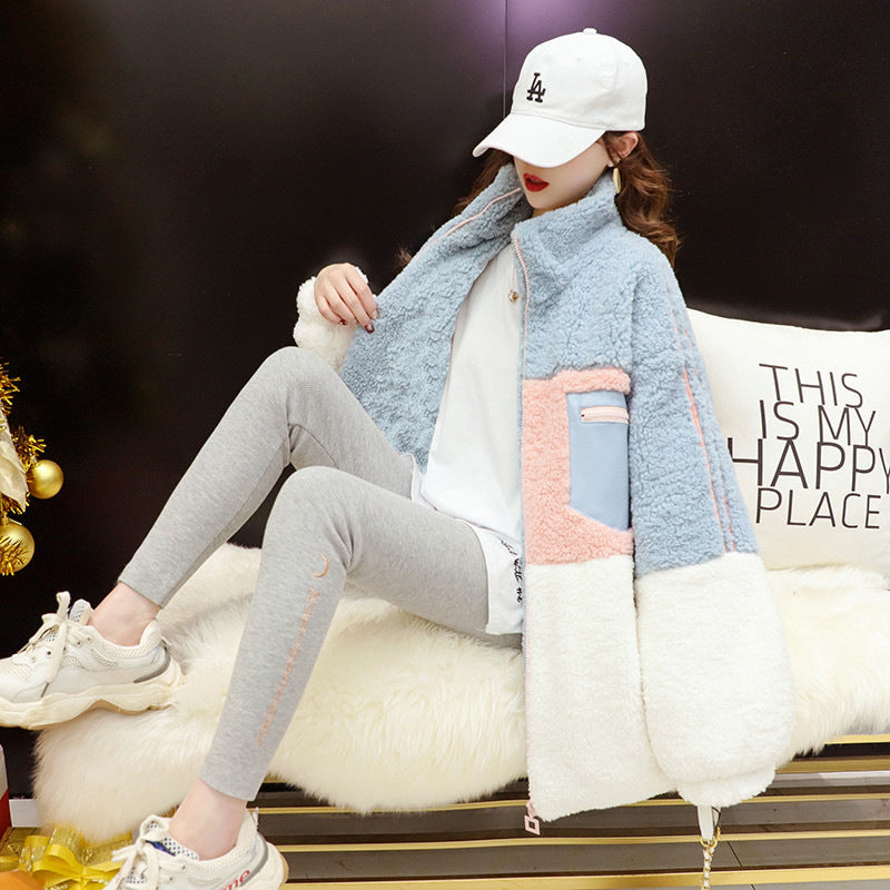 Lamb Wool Coat Loose Fashion Thick Cardigan