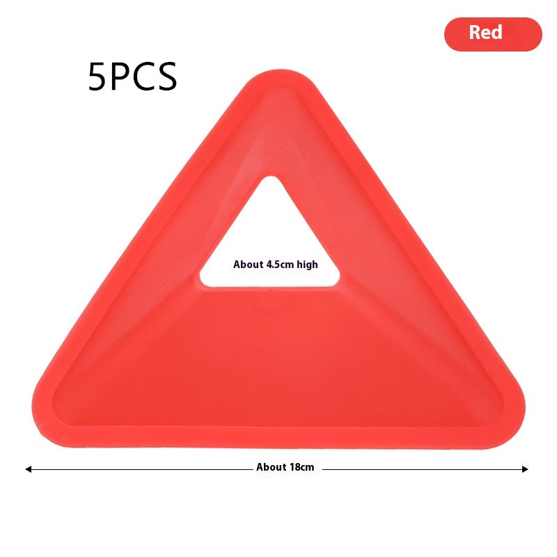 Triangle Sign Plate Training Obstacle Sign Plate