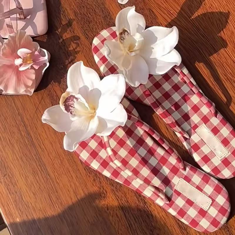 Bohemian Vacation Style Bowknot Shoes Sweet Temperament Shoe Ornament