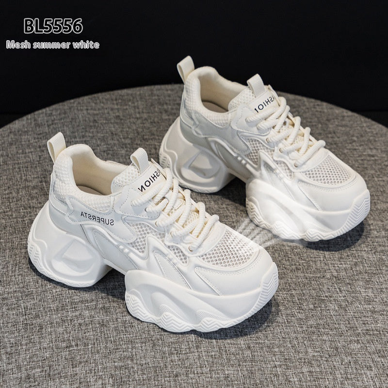 Thick Bottom Small Popular Internet Celebrity Breathable Casual Sneaker