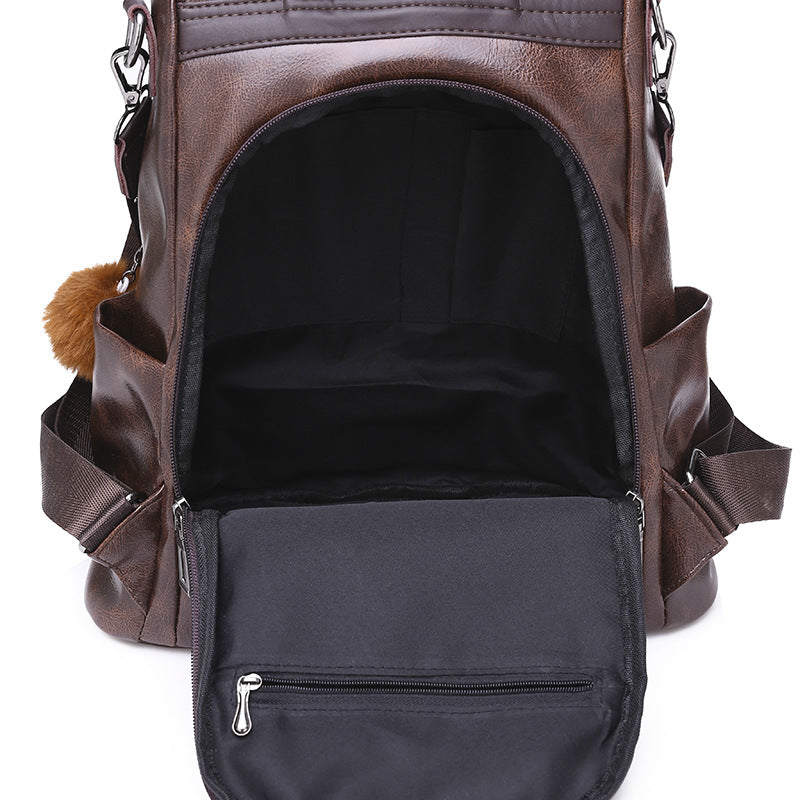 Women's Fashion Simple Casual Large-capacity Backpack