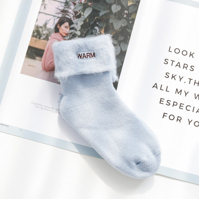Velvet Thickening Socks Children's Warm Snow