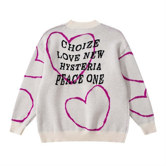 Bf Lazy Love Jacquard Sweater til mænd