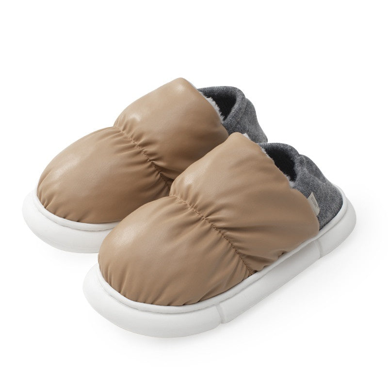 Thicken Warm Confinement Shoes Plush Slippers