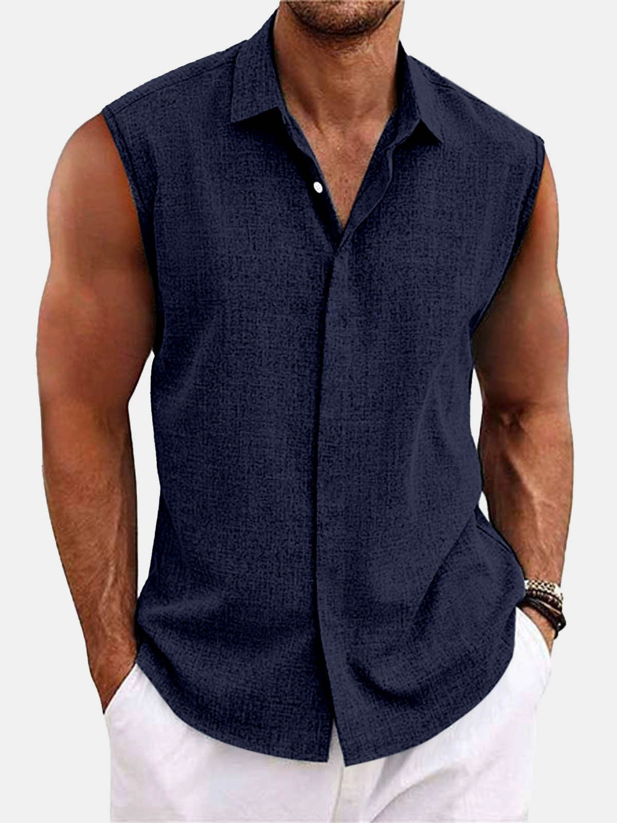 Summer Lapels Button Beach Shirt