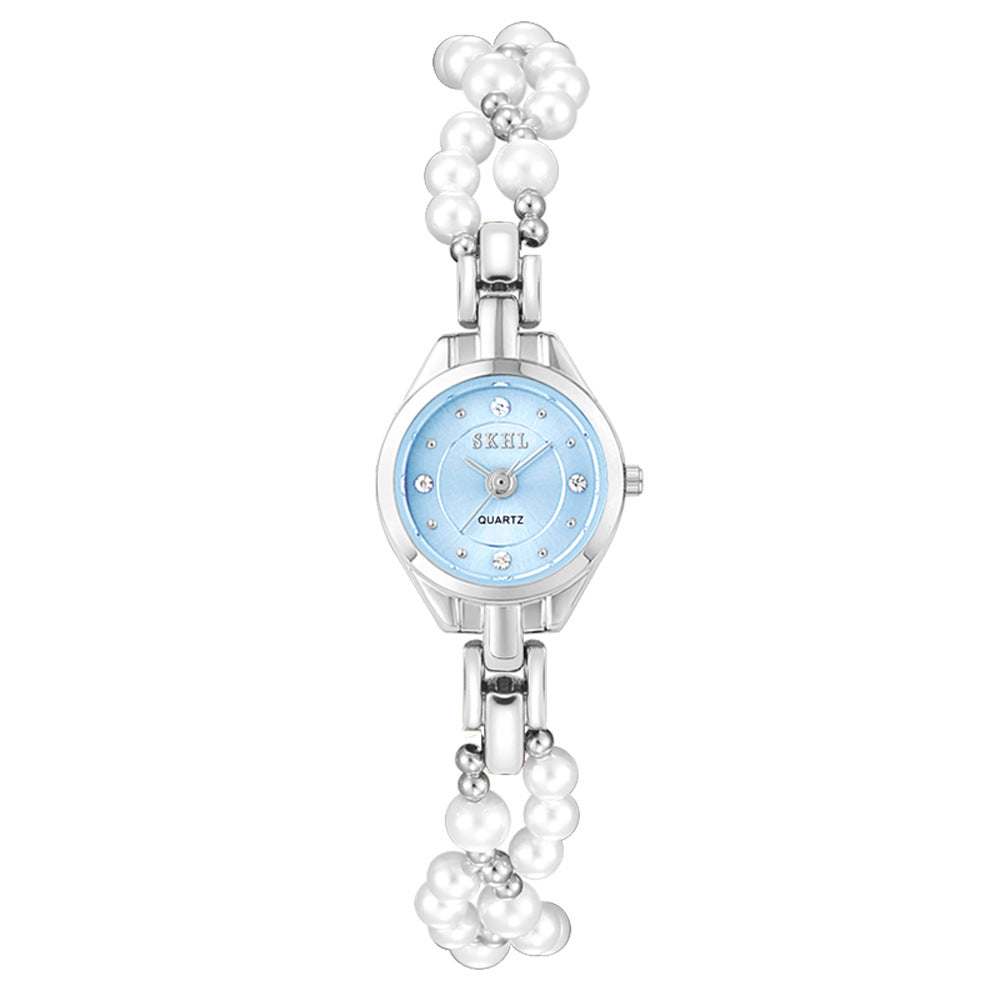 Mid-ancient Simple And Light Luxury Quartz Mini Round Elegant Steel Belt Casual Women's Watch
