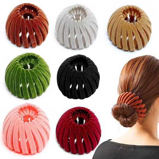 Bird's Nest Hair Ring And Hairpins Hair Band