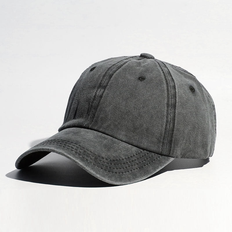 Washed Cotton Curved Brim Outdoor Sports Ladies Summer Sun Hat