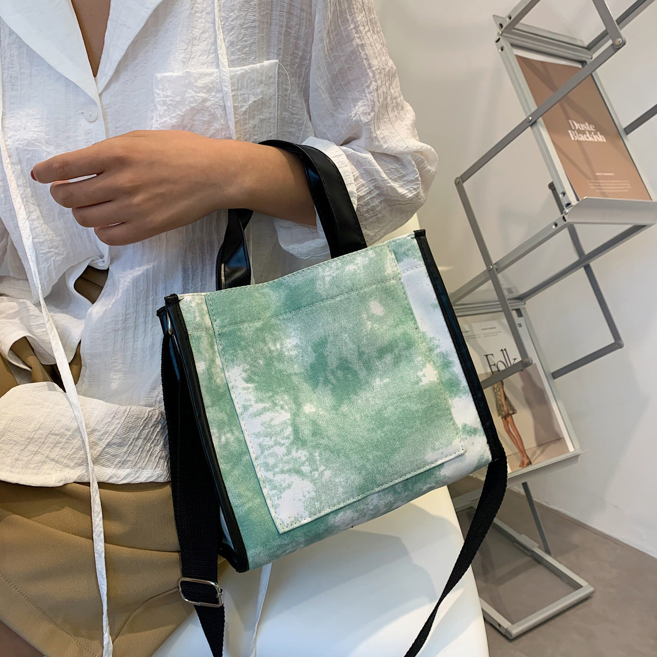Women's Nylon New Fashion Sweet One Shoulder Messenger Bag