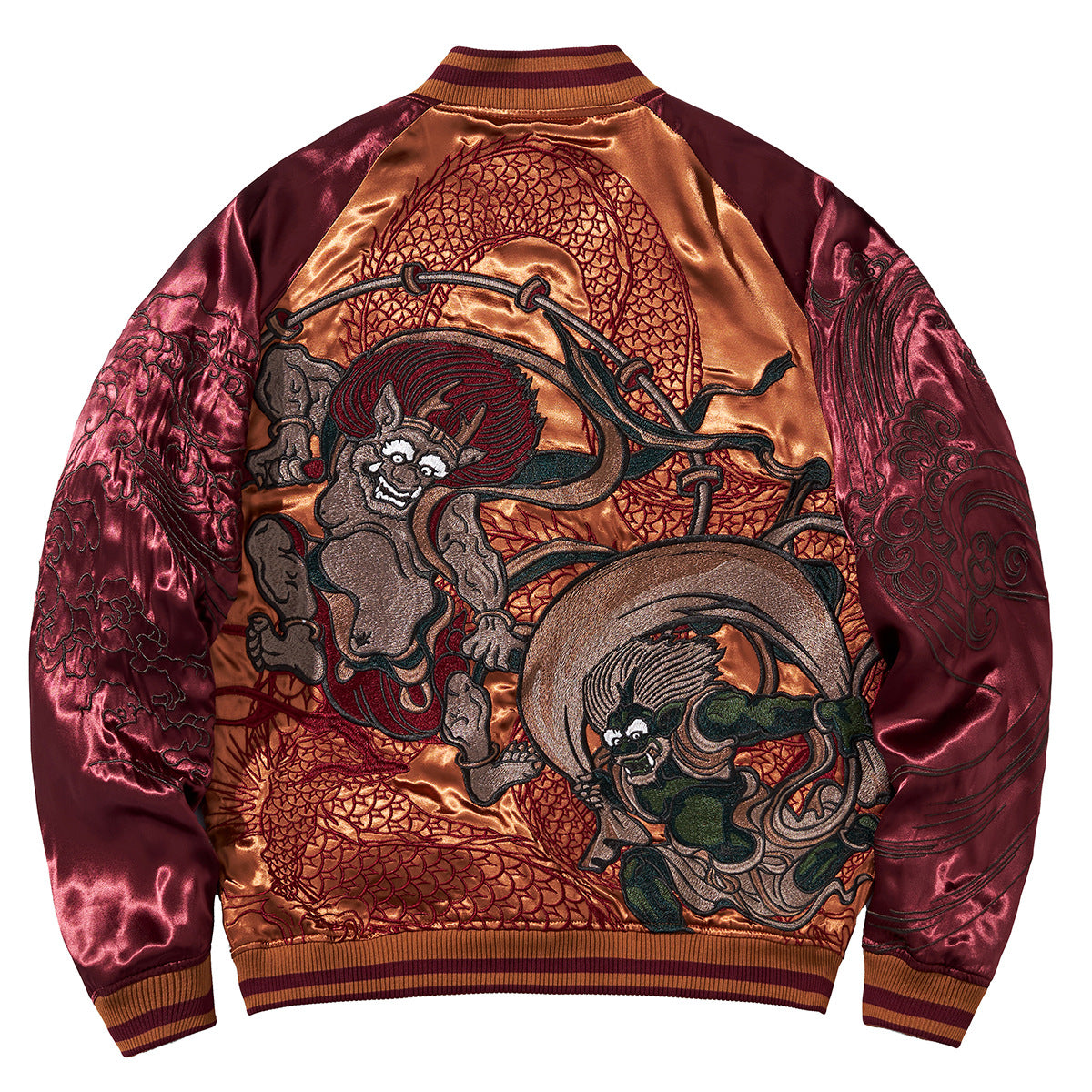 Heavy Duty Reversible Casual Embroidery Baseball Jacket