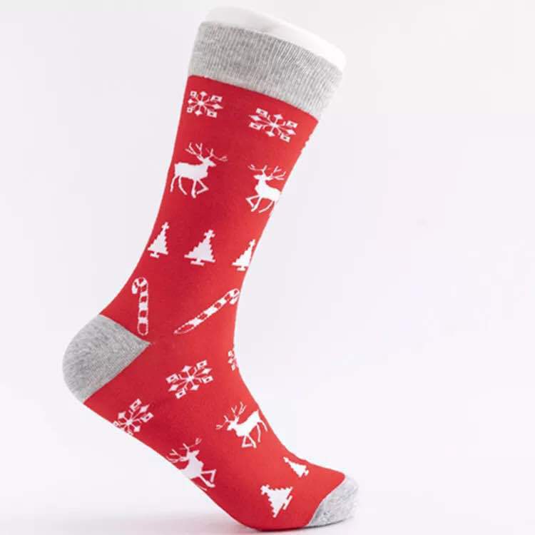 Christmas Element Casual Trend Men's Socks