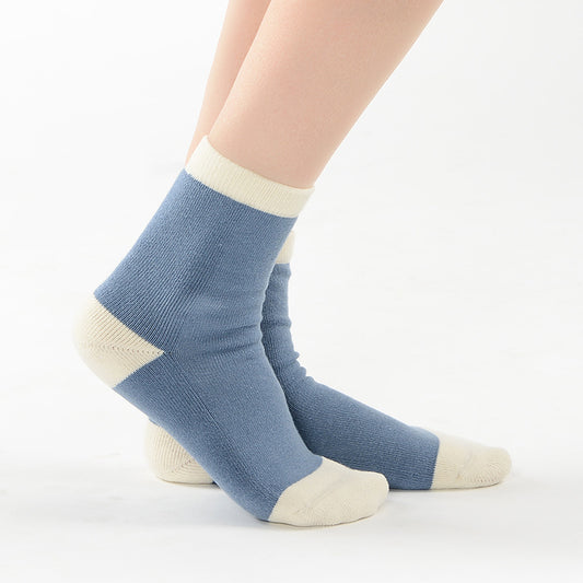 Women's Soft Half Terry Mid Tube Socks
