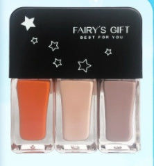 Three-in-one DIY No-bake Tearable Sequined Nail Polish Set