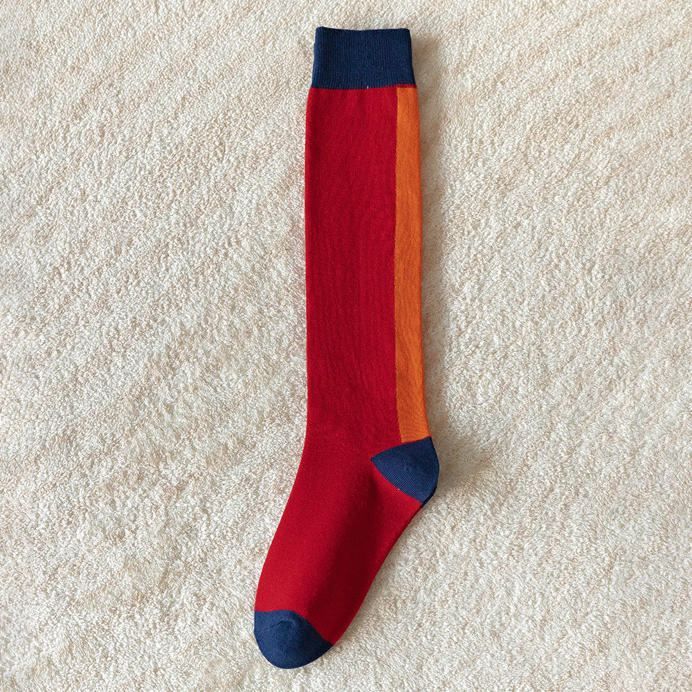 Ins Wind Socks Women's Medium And High Tube Cotton Calf