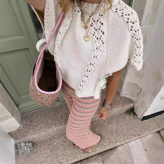 Women's Hollow Lace Top