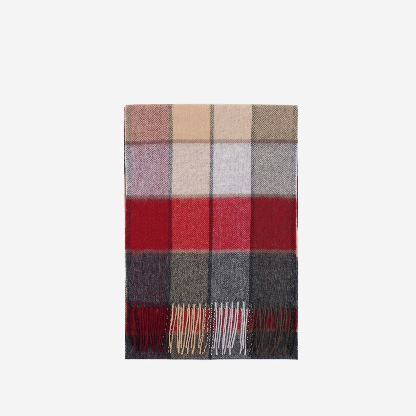 Uldtørklæde Vinter Populært Dame Herre Fortykket Minimalistisk Tern