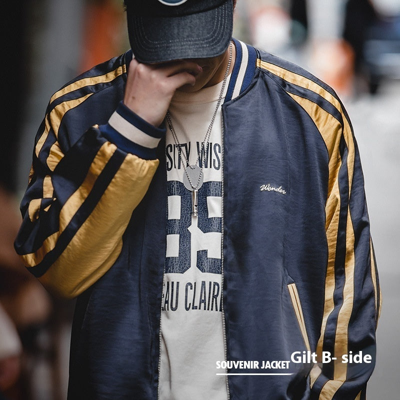 Retro Two-sided Wear Yokosuka Coat For Men