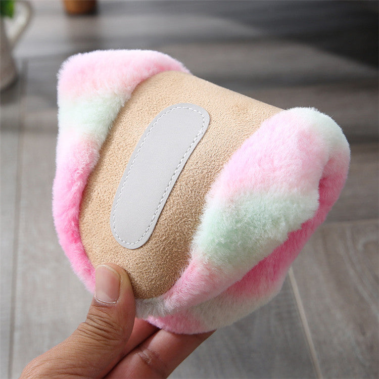 Japanese Women's Plus Size Warm Cotton Slippers