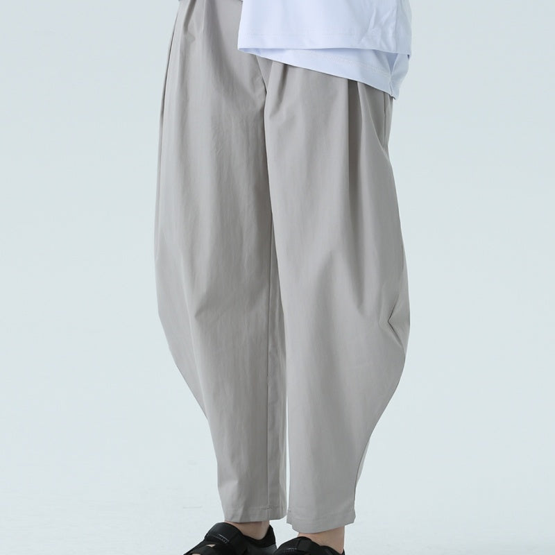 Dark New Slimming Machete Radian Style Cropped Casual Pants