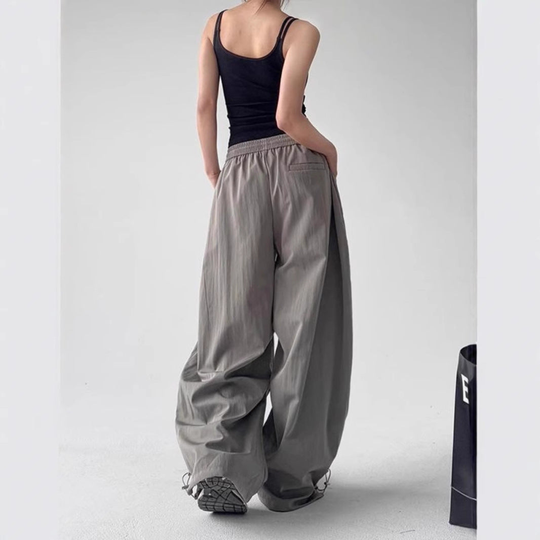 Men's And Women's Letter Embroidery Retro Paratrooper Pants