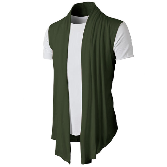 Men's Casual Sleeveless Knitted Cardigan