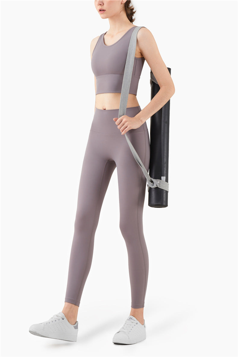 High Waist Slim Nude Sports Fitness Pants