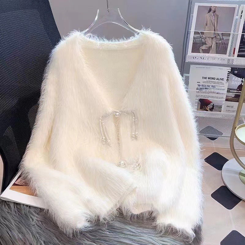 Artificial Mink Hair Short Thick Fur Top