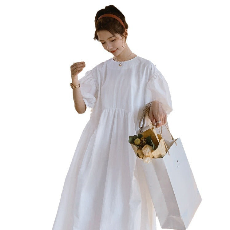 Casual Relaxed Kneelength Dress