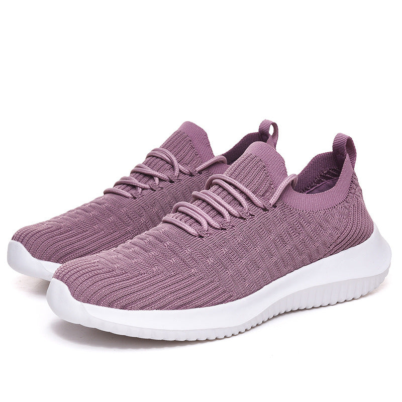 Plus Size Couple Sneakers Ladies Socks Shoes Lightweight