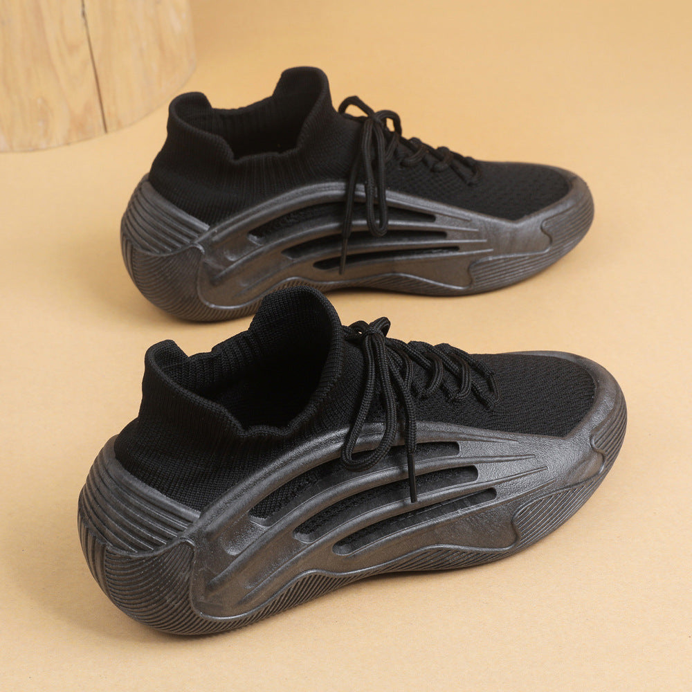 Flat Soft Bottom Casual All-match Stretch Sock Shoes