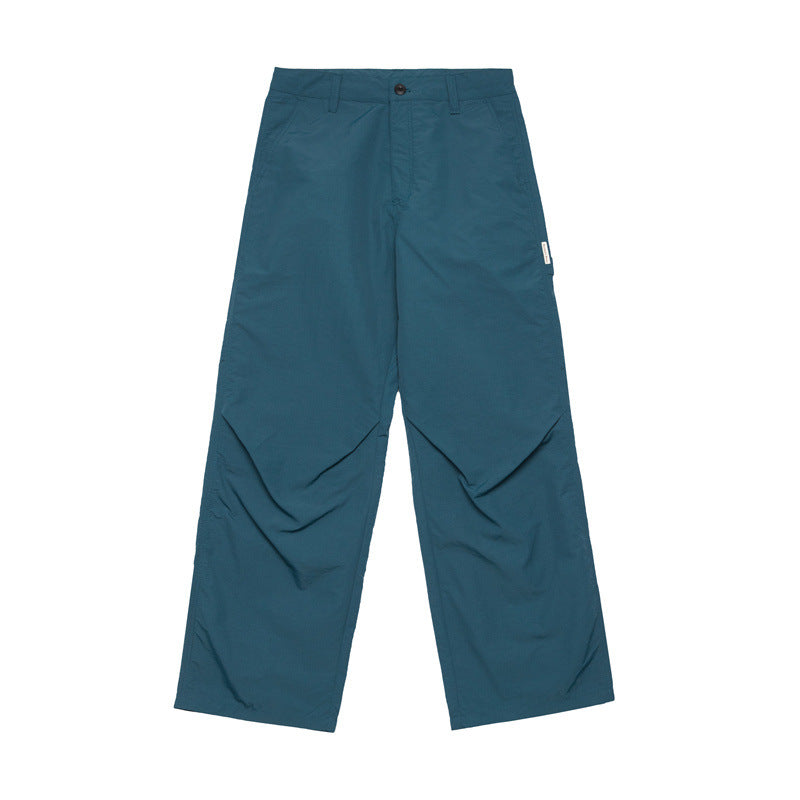High Street Design Casual Loose Straight Trousers