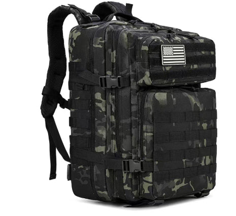 Mountaineering trekking army fan backpack