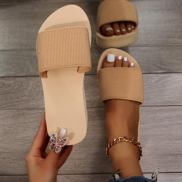 Summer New Outdoor Open Toe Beach Casual Slippers