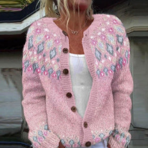 Digital Printing Cardigan Coat Outerwear Women 3D